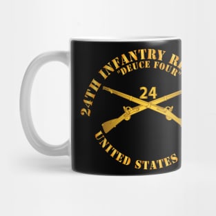 24th Infantry Regiment - Deuce Four  - Branch Insignia Mug